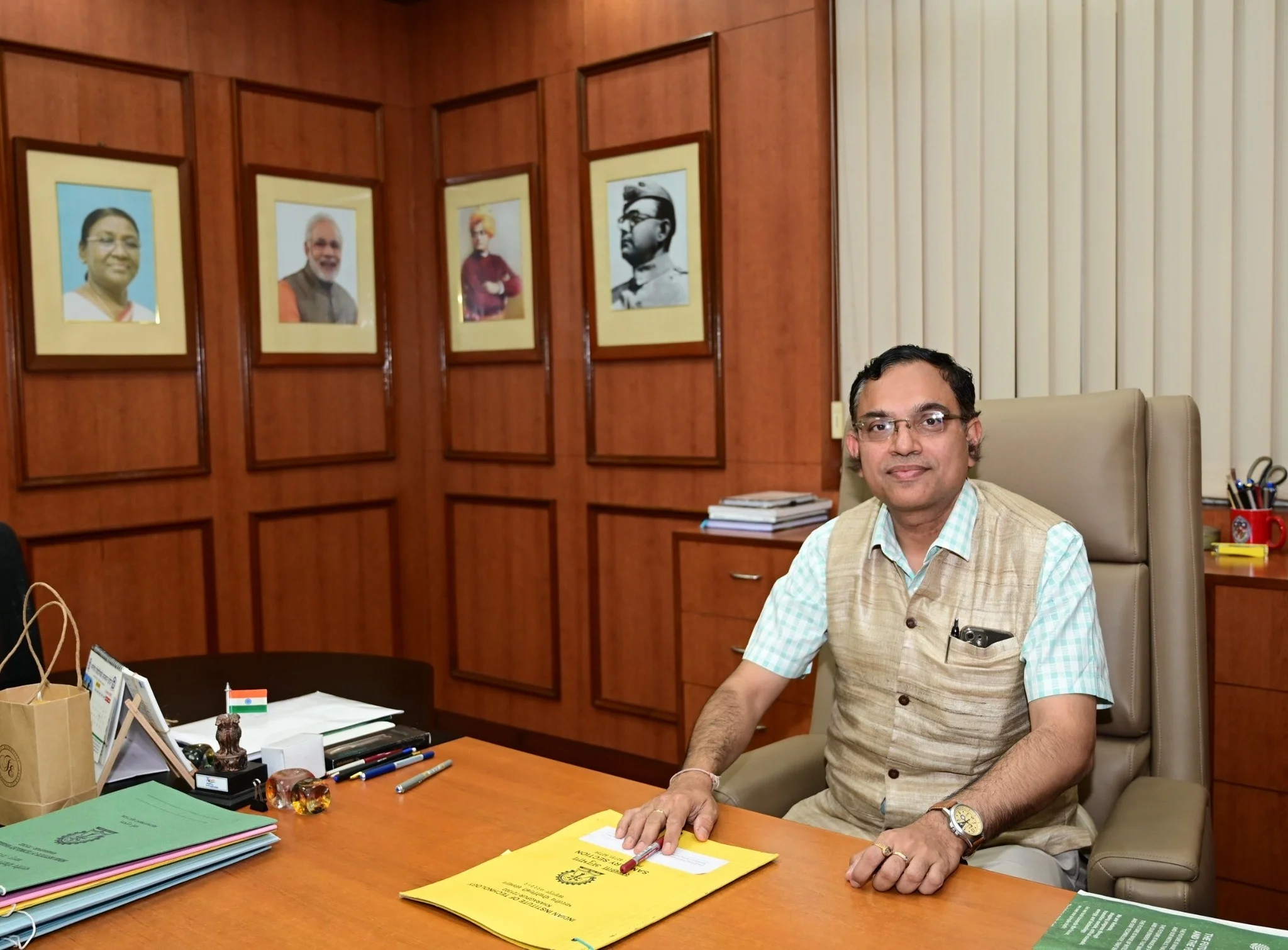 Prof. Suman Chakraborty officially takes over as Director of IIT Kharagpur